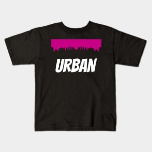 Urban City Skyline in Graffiti Style Trending Men Women Kids T-Shirt